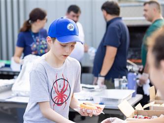 kid prepping food 