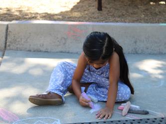 students playing on play mat