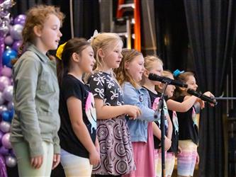 performers on stage