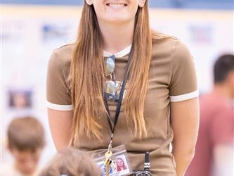 staff smiling at camera