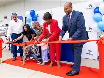 GIS Ribbon cutting ceremony