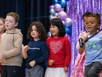performers on stage