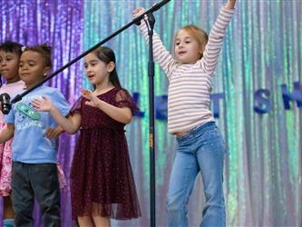 performers on stage