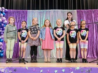 performers on stage