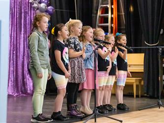 performers on stage