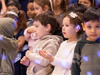 students excited for event