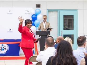 GIS Ribbon cutting ceremony