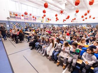 audience enjoying performance on stage
