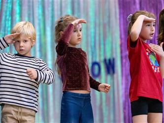performers on stage
