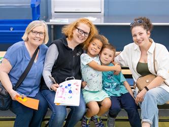 family smiling 