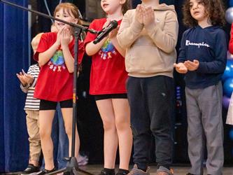 performers on stage