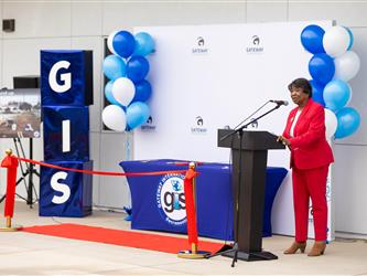 GIS Ribbon cutting ceremony