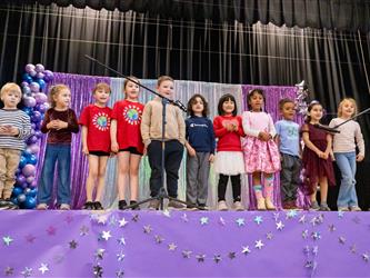 performers on stage