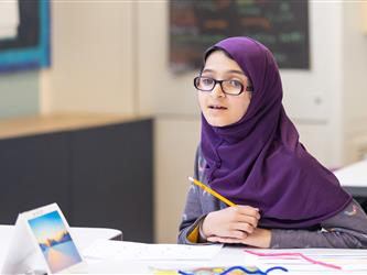 students and guests interacting with activities